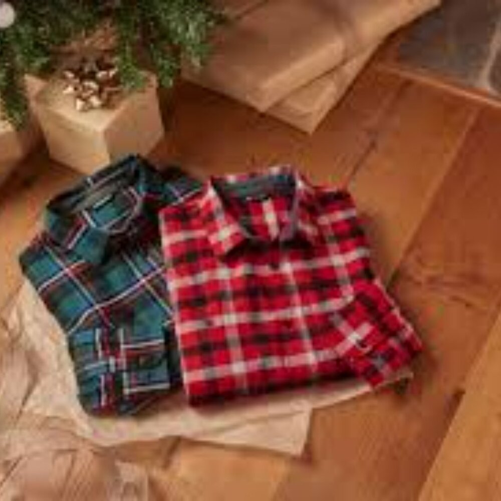Jockey Outdoors (By Luke Bryan) Flannel Field Shirts (2). New. Mens Large